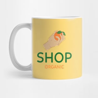 Shop organic ripe orange design Mug